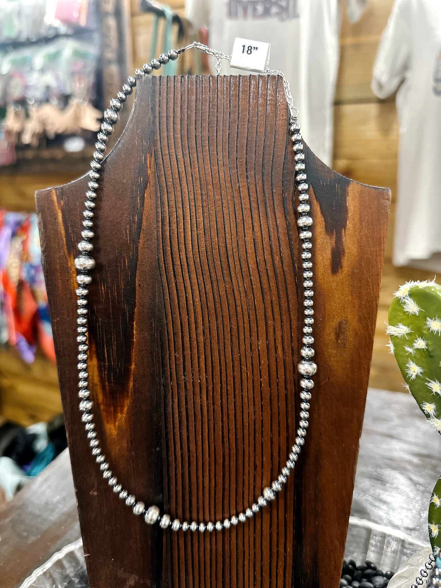 18” Graduated Sterling Pearls