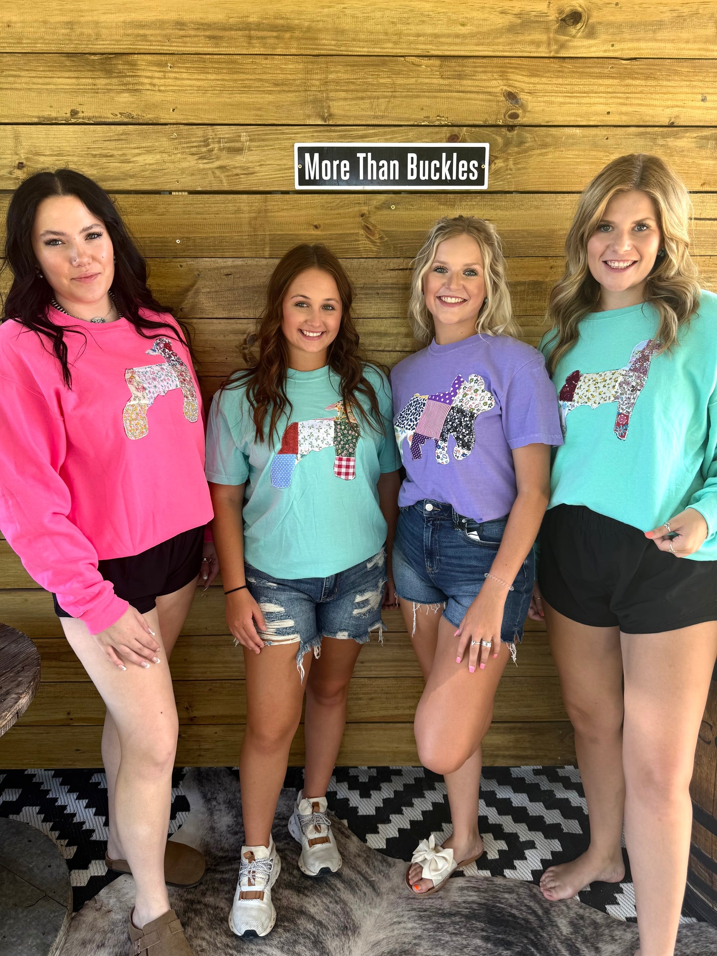 Quilted Livestock Sweatshirts (Ready To Ship!)