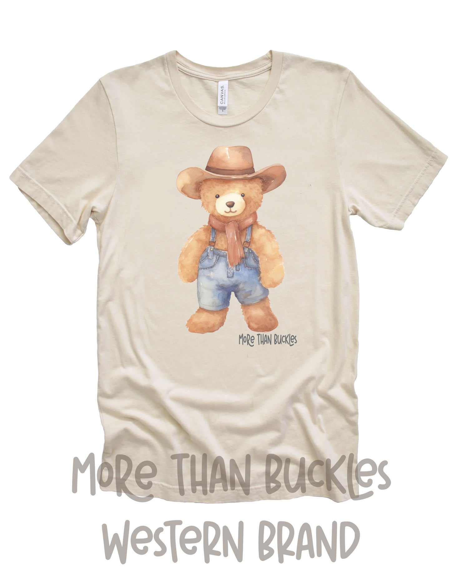 Bella Canvas Cowboy Bear Tee