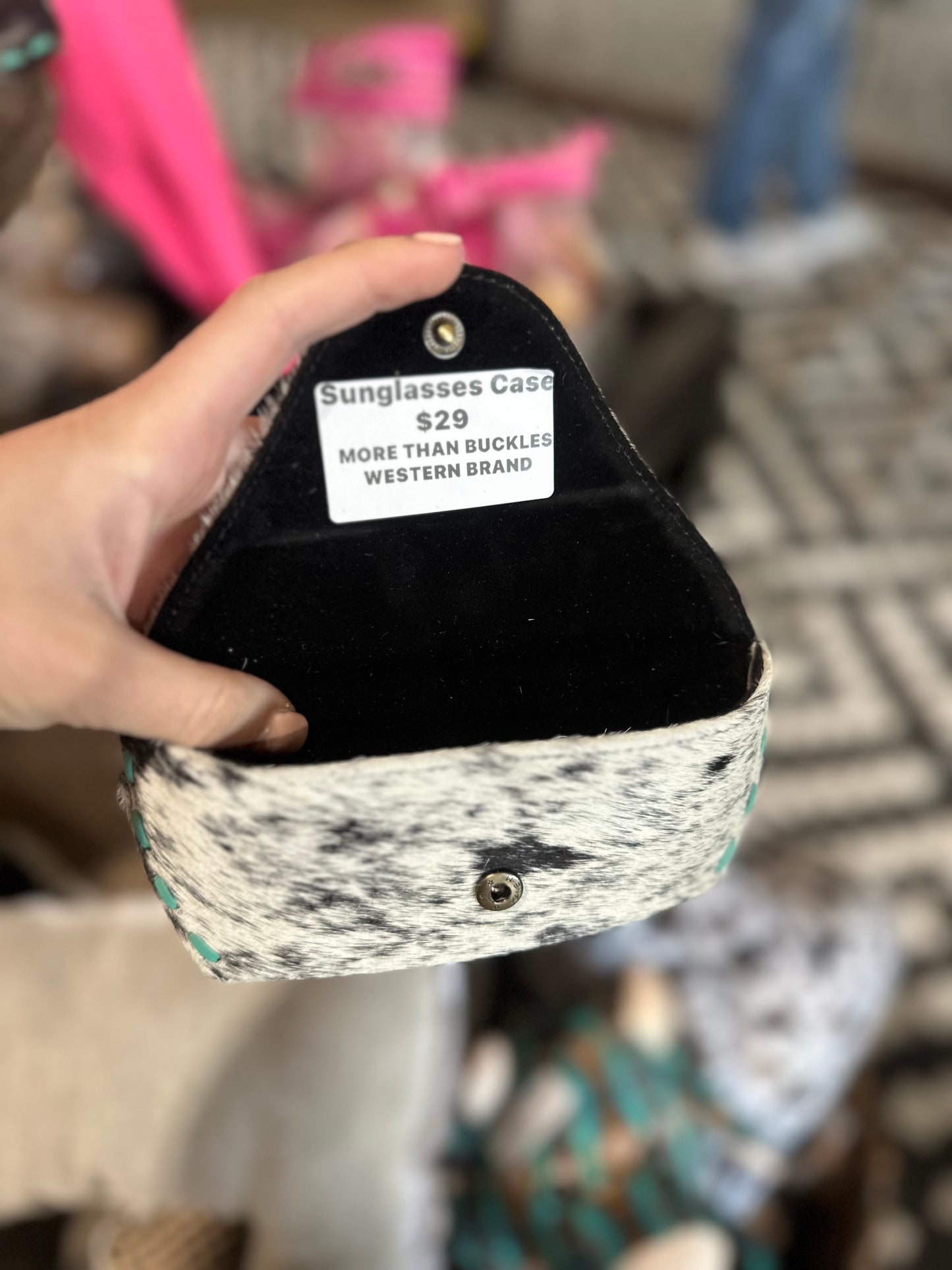 Cowhide Sunglasses Case