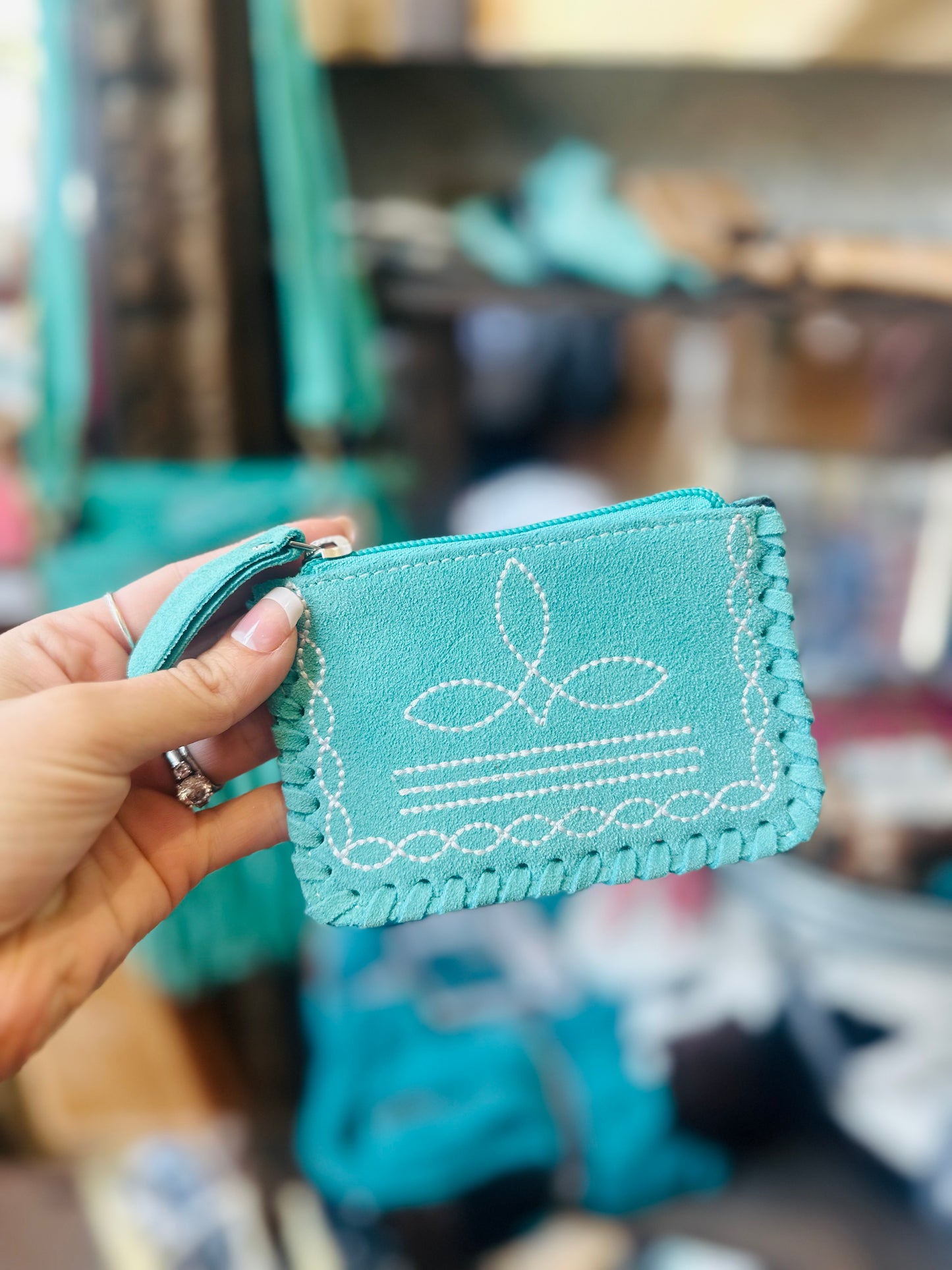 Boot Stitch Card Holder