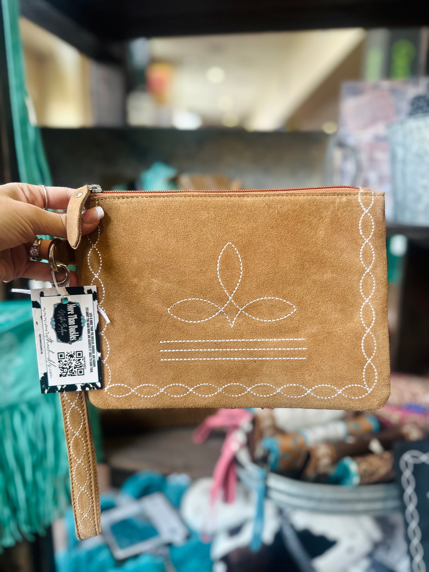 Boot Stitch Wristlet (XL)