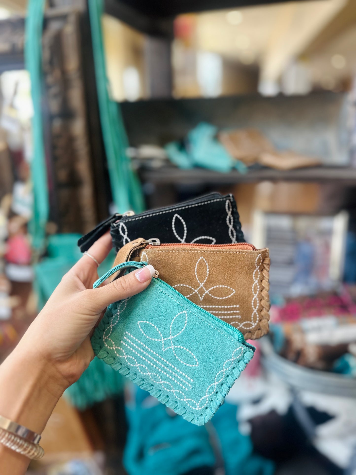Boot Stitch Card Holder