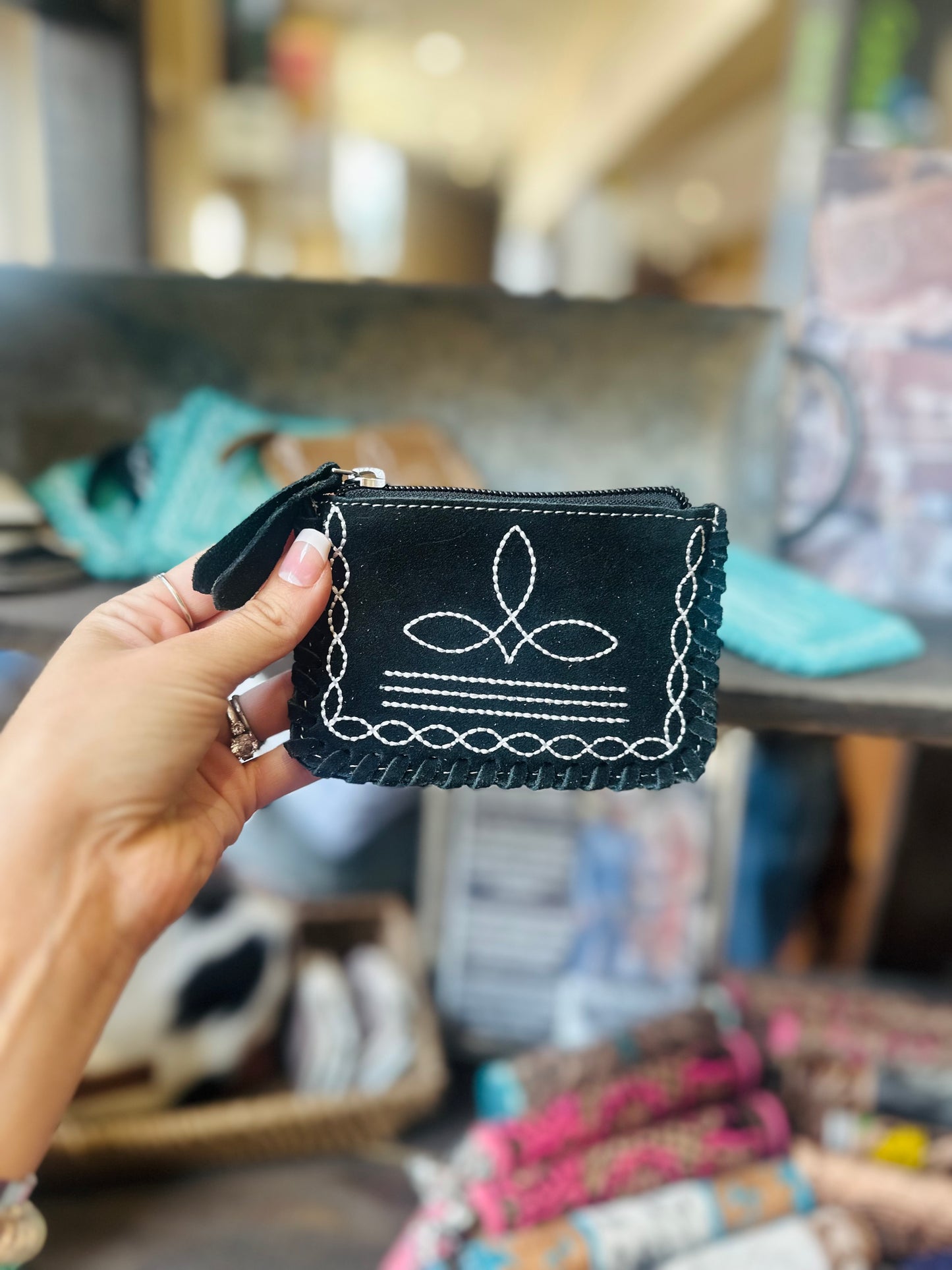 Boot Stitch Card Holder