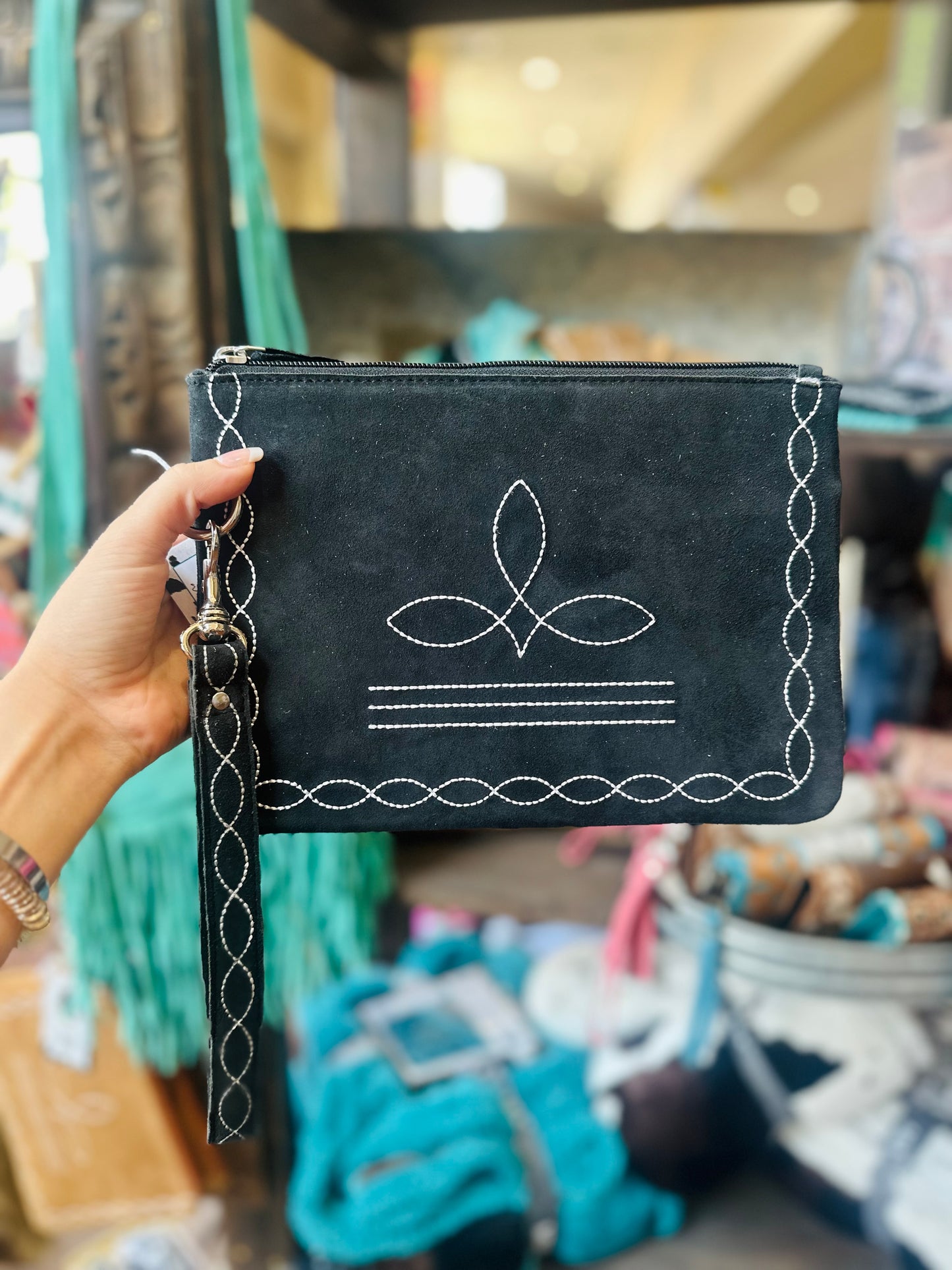 Boot Stitch Wristlet (XL)