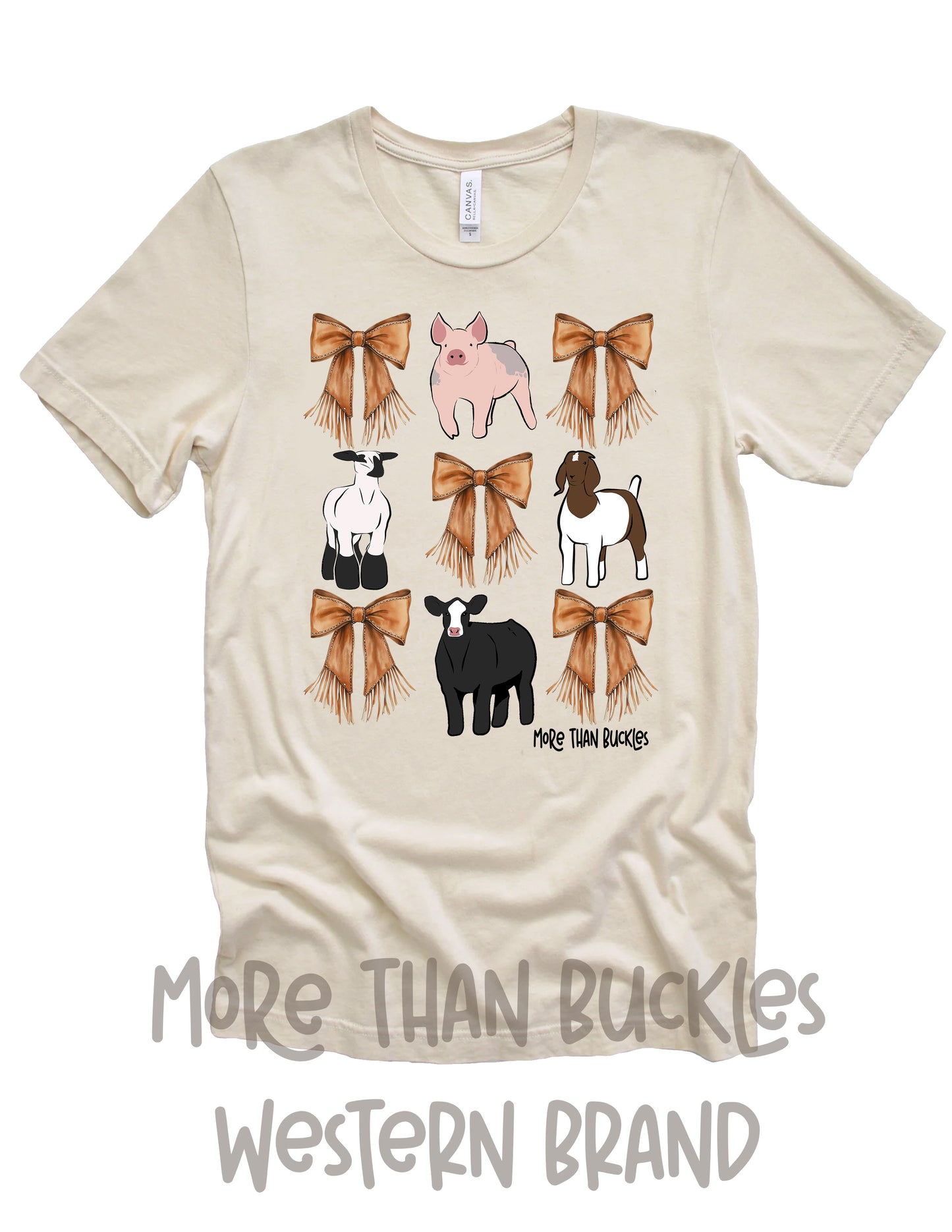 Bella Canvas Bow Livestock Tee
