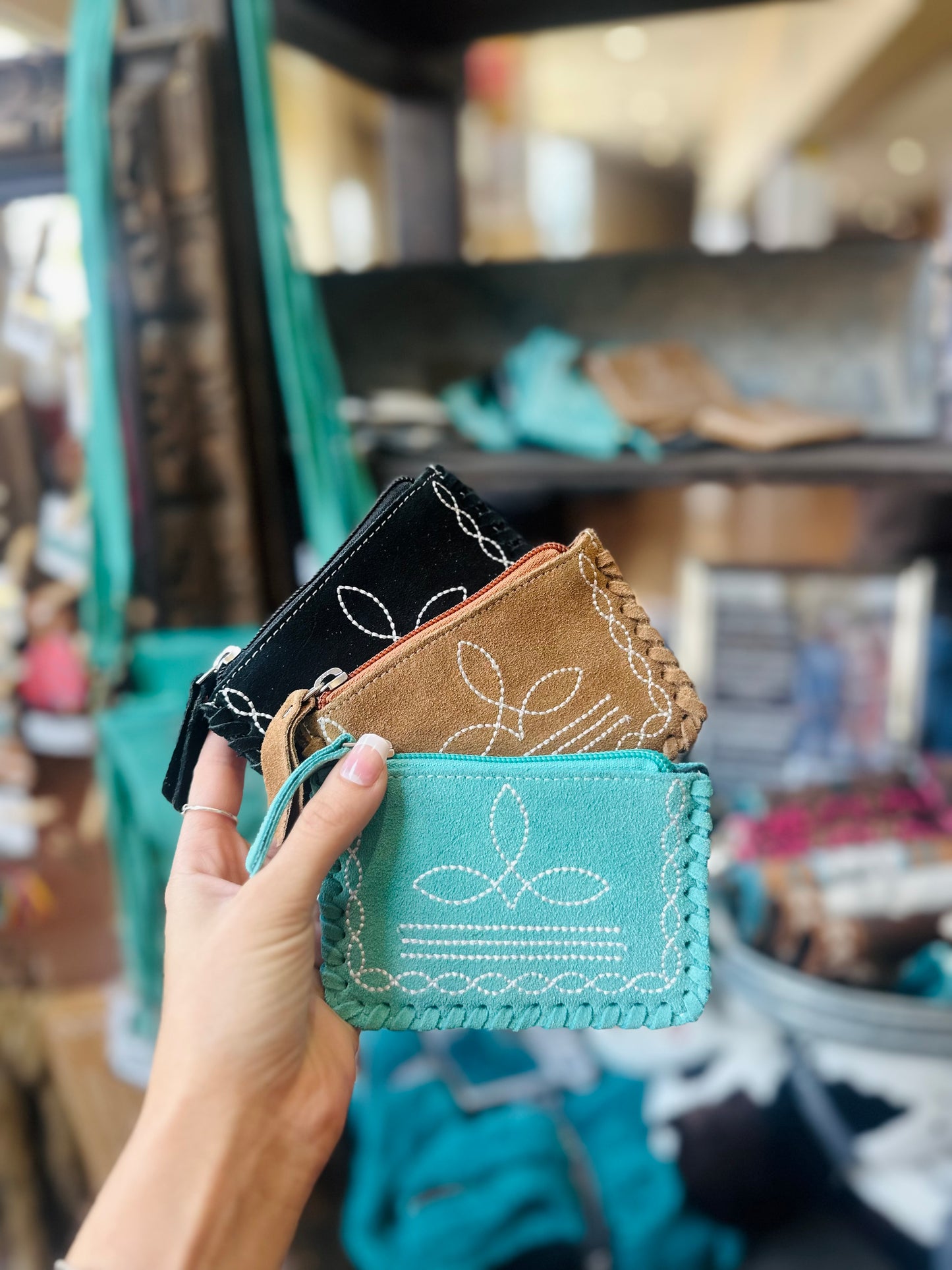 Boot Stitch Card Holder
