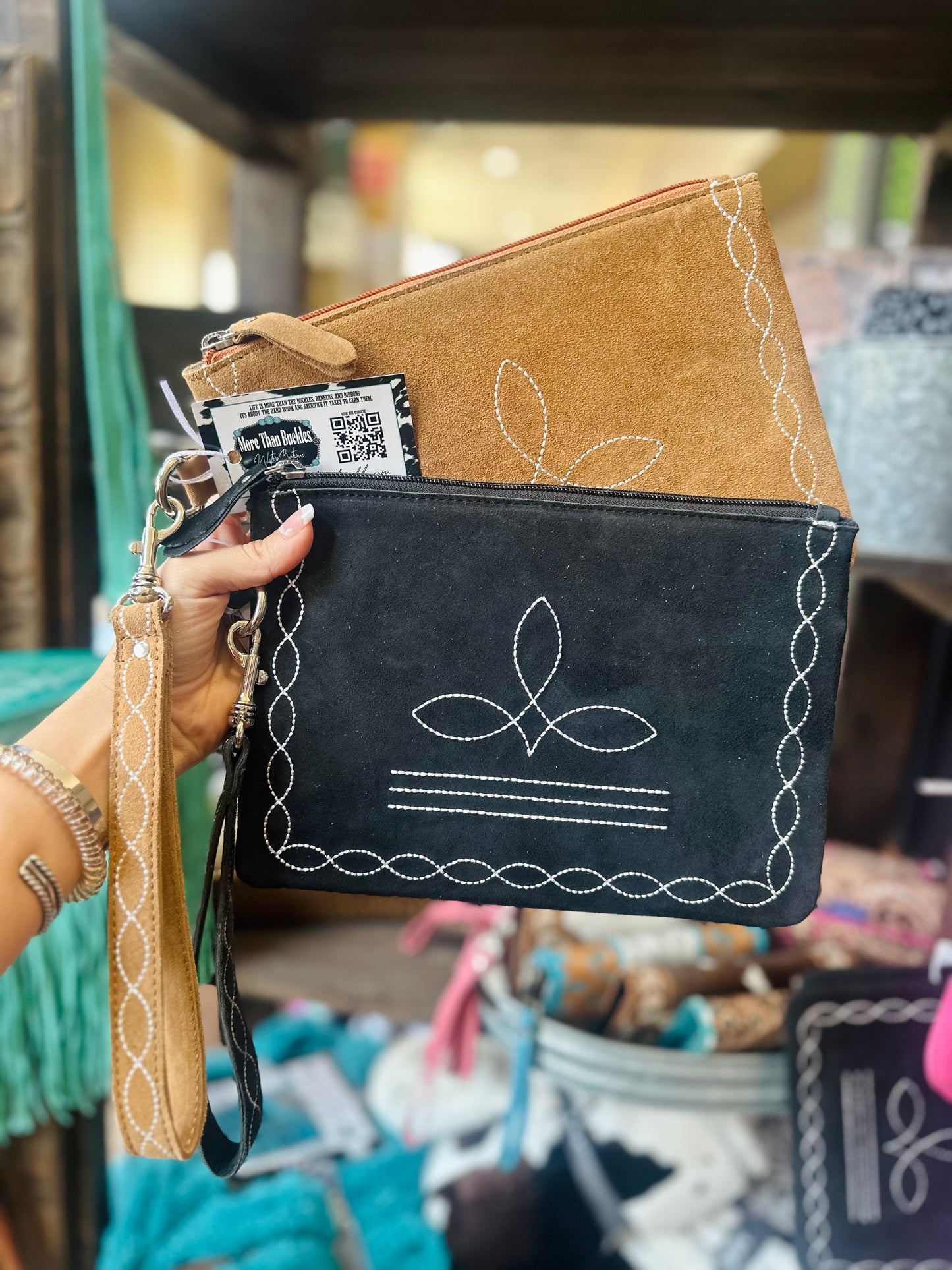 Boot Stitch Wristlet (XL)