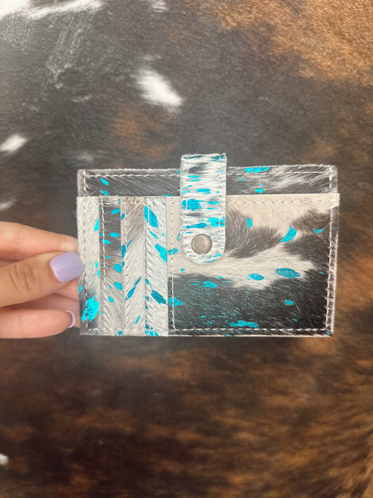 Acid Turquoise Mini Wallet