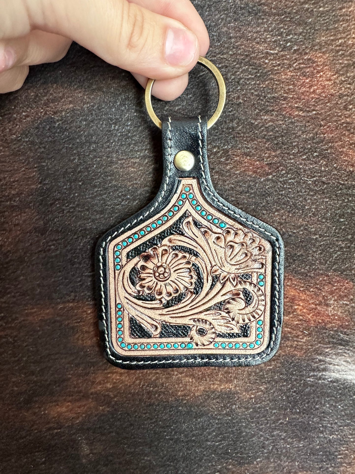 Basic Tooled Keychain