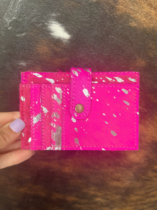 Acid Hot Pink Mini Wallet