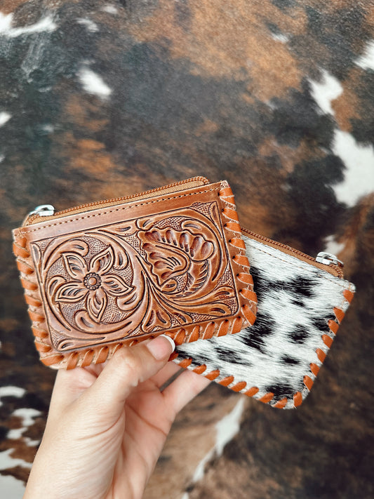 Valley Tooled Coin/Card Pouch