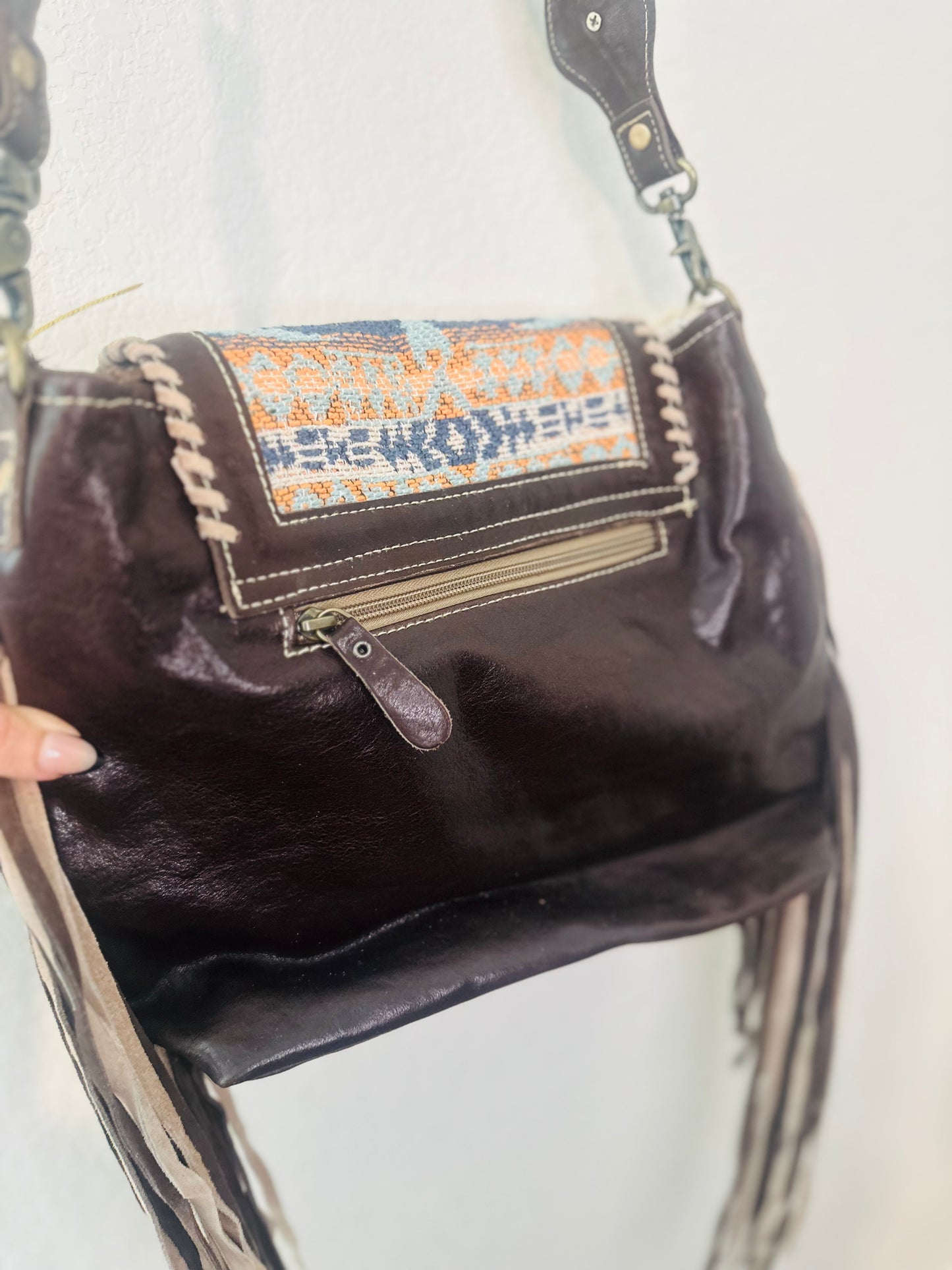 Roughie Cowhide Purse