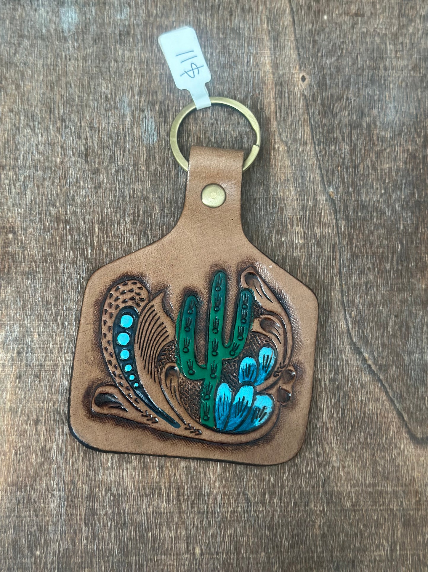 Mexico Tooled Keychain