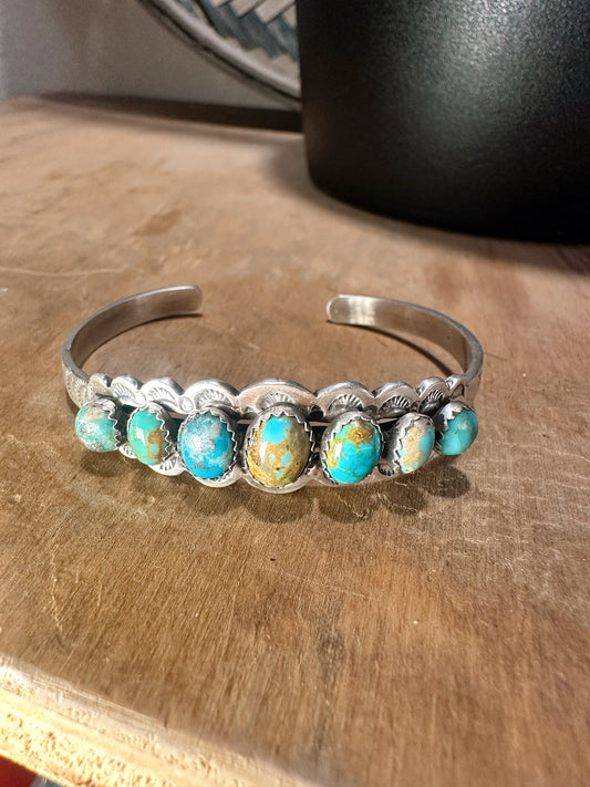 Turquoise & Sterling Silver Cuff Bracelet