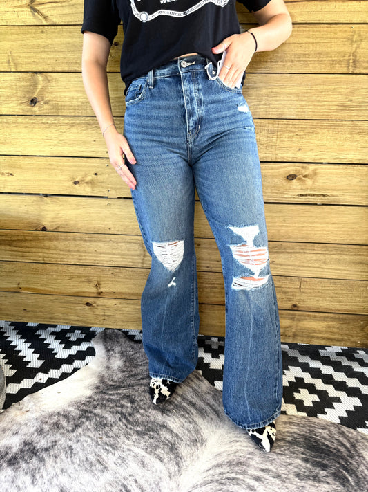 Kancan Rigid Distressed Jeans