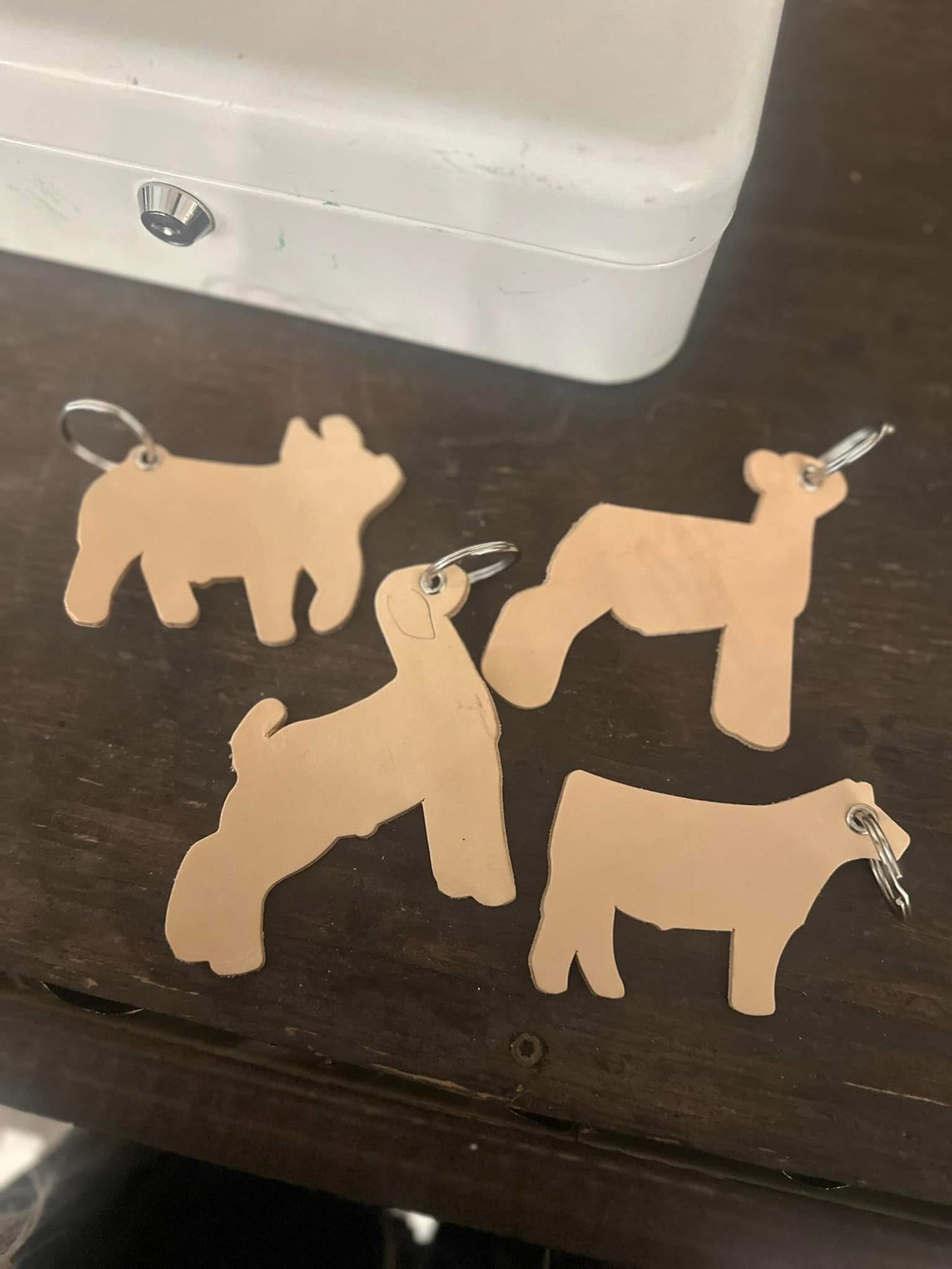 Brandable Livestock Keychains