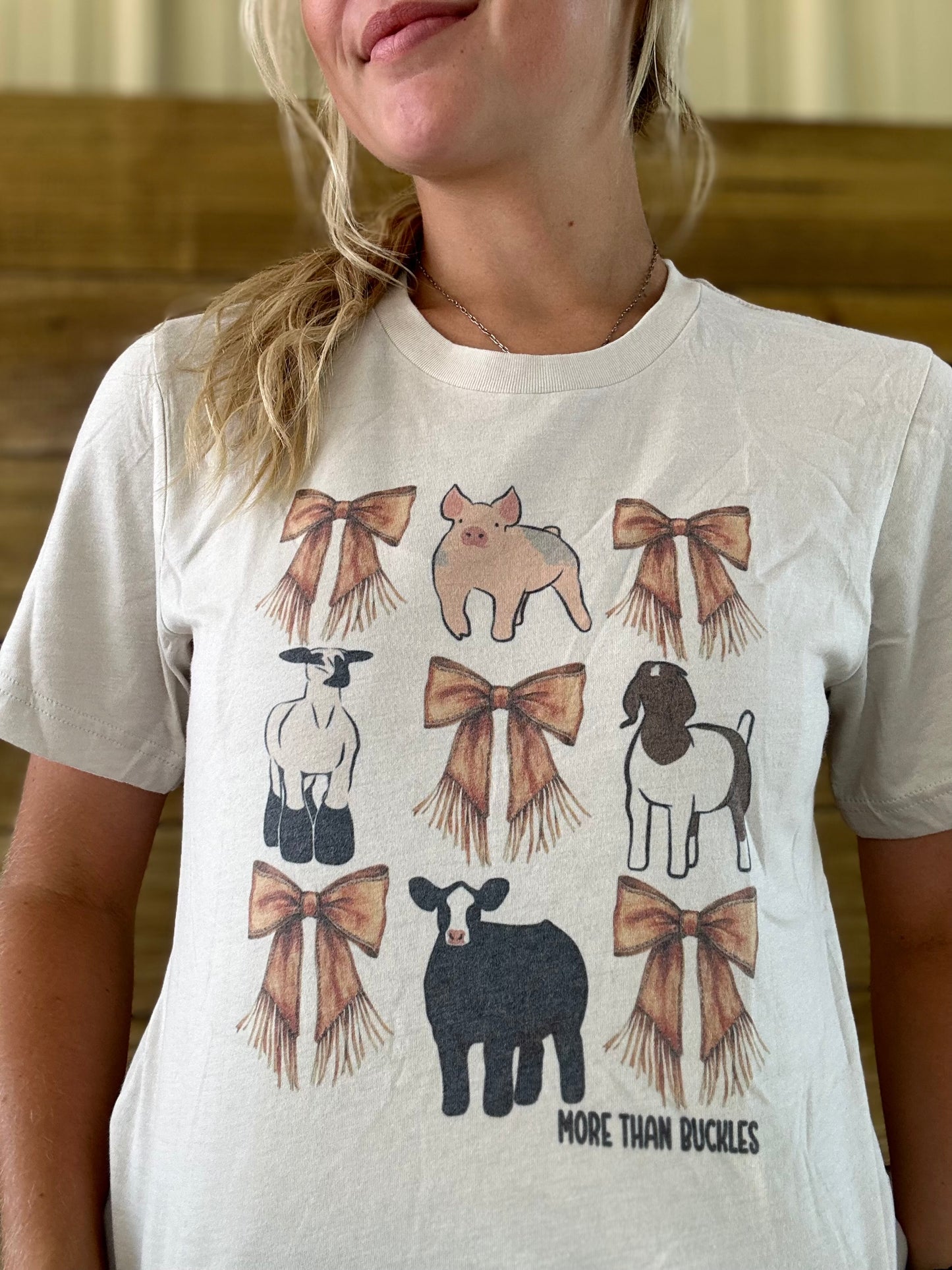 Bow Animals Bella Canvas Tee