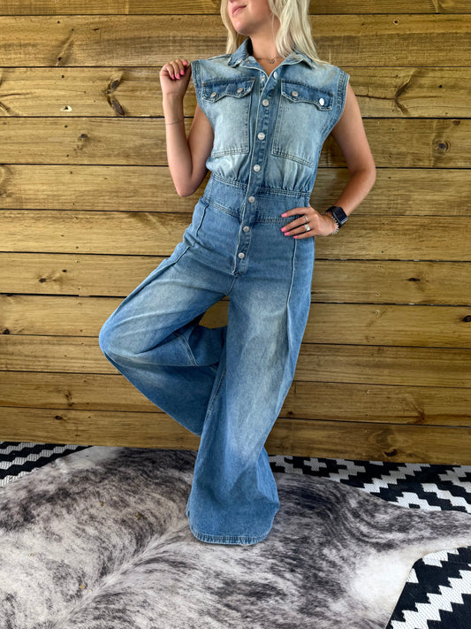 Denim Jumpsuit